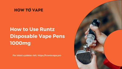 Use Runtz Disposable Vape Pens 1000mg